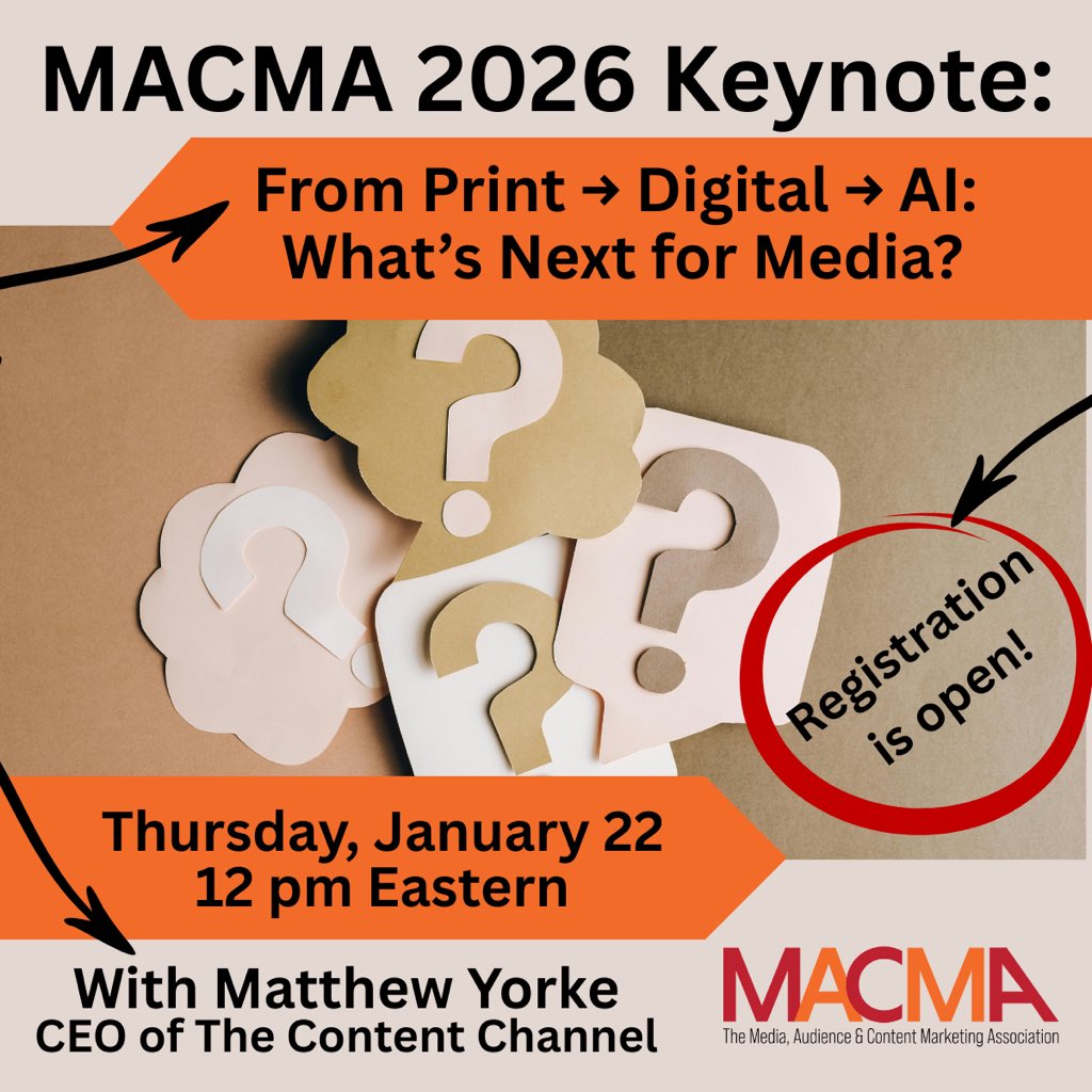 Media, Audience & Content Marketing Association tweet media