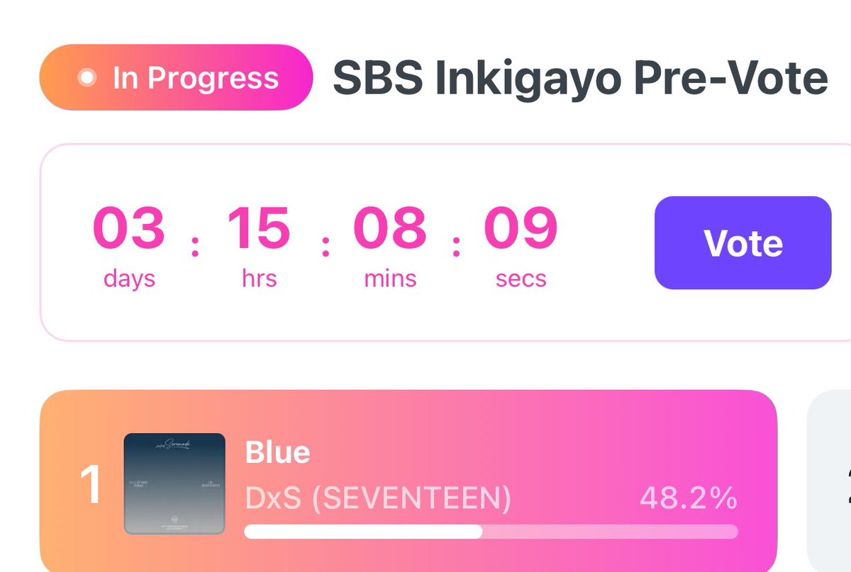 jajeanmyeon's tweet image. 📢IF YOU SEE THIS, PLS RETWEET‼️

OPEN YOUR LINC APP AND VOTE FOR  Dokyeom x Seungkwan “Blue”

🗓️ Jan 12 - Jan 16 11:59pm (KST)

🗳️A vote requires 30 Fan points (you can vote up to 10 times per day) 

DxS SERENADE OUT NOW 
#도겸승관_캐럿을향한_세레나데_소야곡
#DxS_BLUE_Serenade…