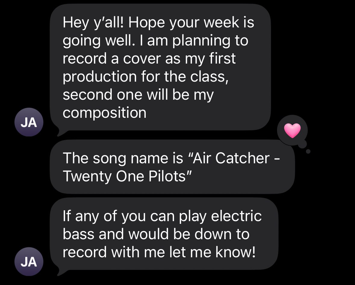 absolutely INSANE pull from this kid in my music production studio group HELLO
