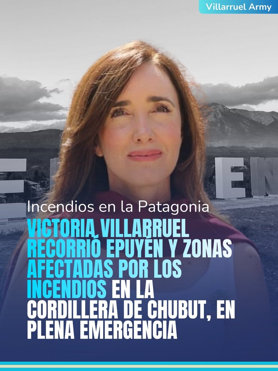 🇦🇷 | Victoria Villarruel recorrió Epuyén y zonas afectadas por los incendios en la cordillera de Chubut, en plena emergencia.

Sin anuncios, sin prensa y sin exposición mediática, estuvo en el territorio para conocer de primera mano lo que atraviesan los vecinos y quienes