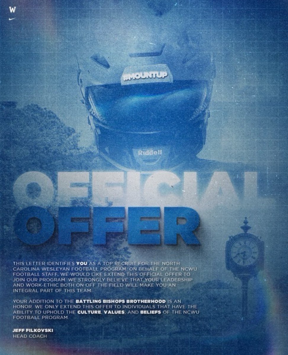 JBright2026's tweet image. After a great conversation with @CoachBunn_  I’m blessed to receive a offer from North Carolina Wesleyan!!
#AGTG @bed8942 @Coach_Campo @CoachMcSween @FbRichmond