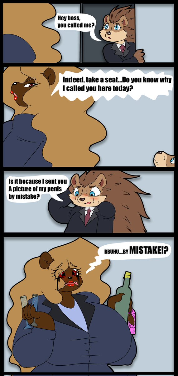 Burrboun's tweet image. SPECIAL MINICOMIC

OFFICE SHENANIGANS