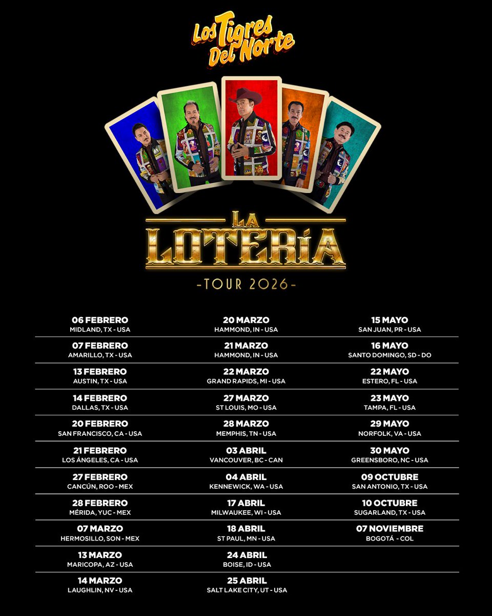 Los Tigres Del Norte tweet media