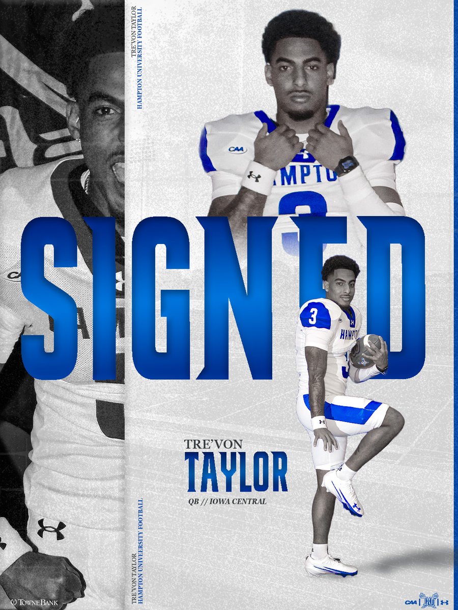 hupirates_fb's tweet image. Pirate Nation, let's welcome QB Tre'Von Taylor to our home by the sea! 🏴‍☠️🏈

#WeAreHamptonU