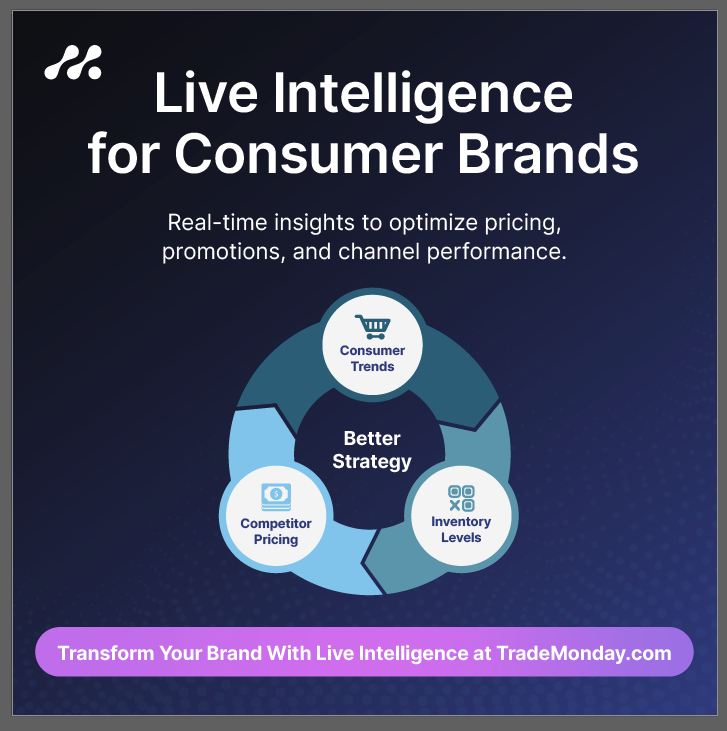 TradeMonday's tweet photo. Still relying on slow, outdated marketing reports? TradeMonday AI delivers live sales intelligence—price elasticity, co-purchase behavior &amp; channel performance—in real time. Lead the market, don’t follow it.

Free consult: https://t.co/zLsg3nDTbb

#RetailTech #CPG #SalesAI https://t.co/QTD4ECLJQg