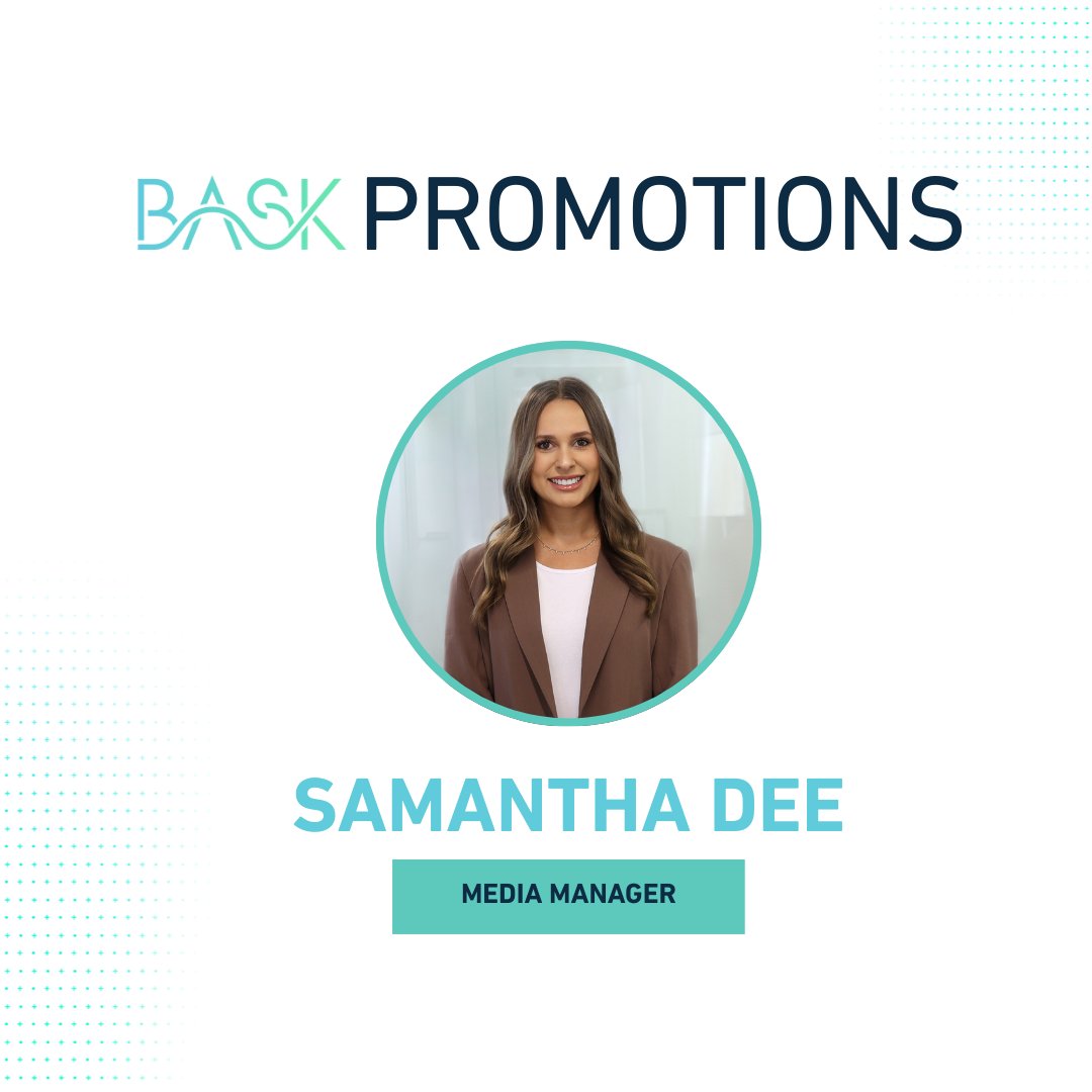 baskdigital's tweet image. Congratulations to Samantha Dee on her promotion to Media Manager! Sam’s end-to-end understanding of paid media, focus, and reliability have made her a true expert across platforms. We’re excited to see her grow into expanded planning and project leadership.
