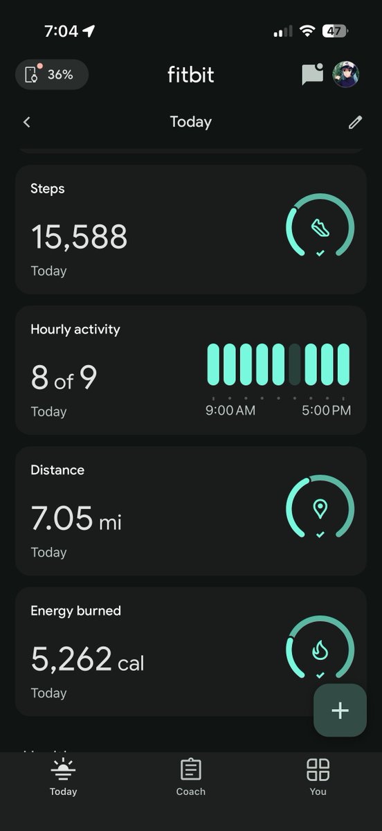 HelloimHex's tweet image. started wearing a fitbit, its nuts looking at how much i actually walk a day