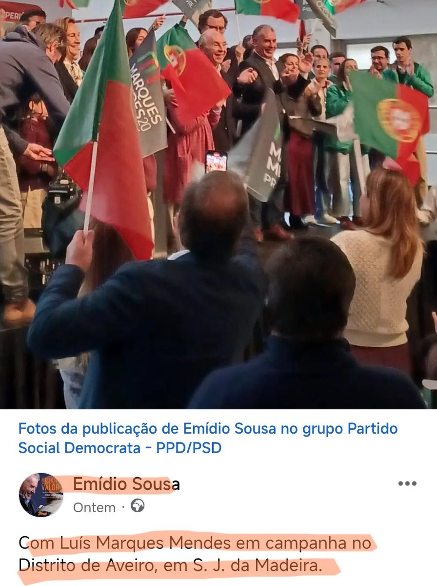O mundo é uma ervilha. Inês Bichão exerce hoje funções de assessora no gabinete de Emídio Sousa, secretário de Estado das Comunidades Portuguesas.

Emídio Sousa apoia Marques Mendes.🥸