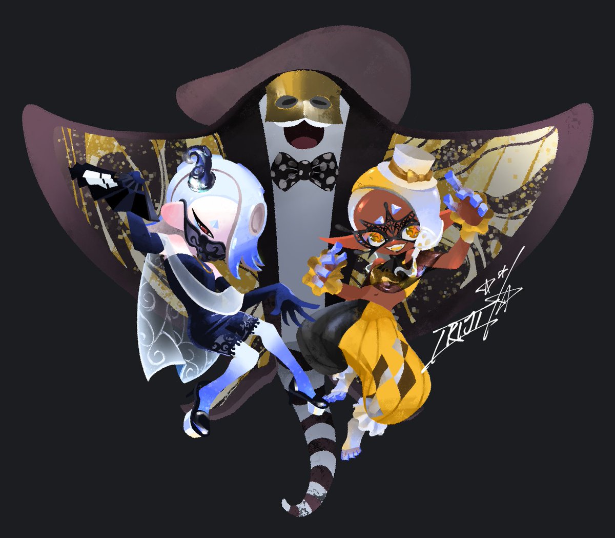 riji_monogatari's tweet image. i seriously CANNOT GET OVER how much fun these fits were to draw. thank you for the love on my work ♡ here's each idol group separate for your enjoyment!

congrats team lonely btw