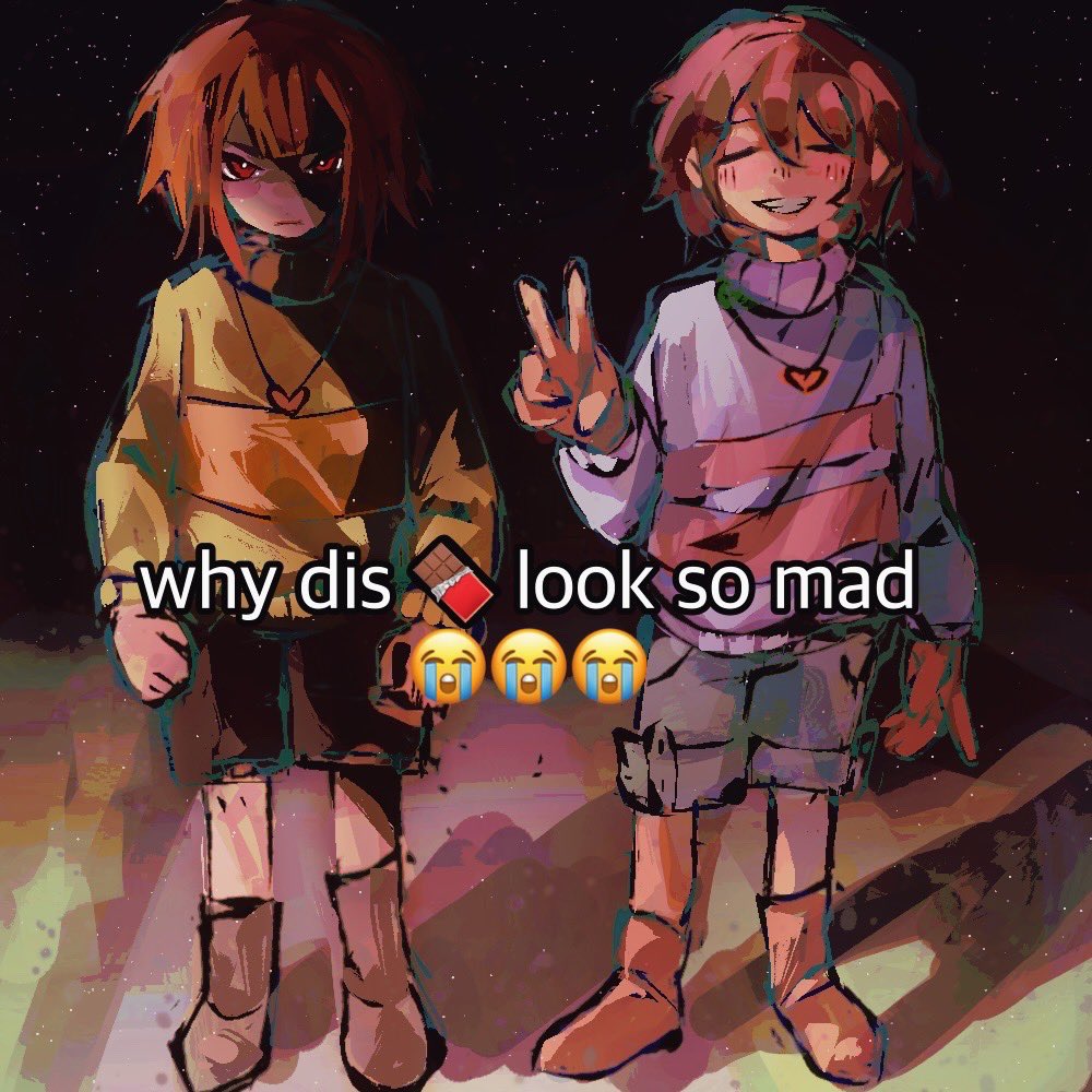 v0id_sp1ll's tweet image. im so fucking scared rn #undertale