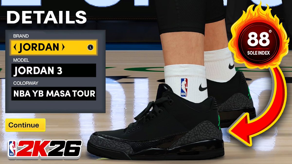 🧪 New Shoe Drop 🧪

Jordan 3 NBA Youngboy MASA Tour Custom

youtu.be/1lhOGbTXBdk

#thesolelab #solenation #nba2k26 #nba2k #jordans #jordan3 #nbayoungboy #yb #masa