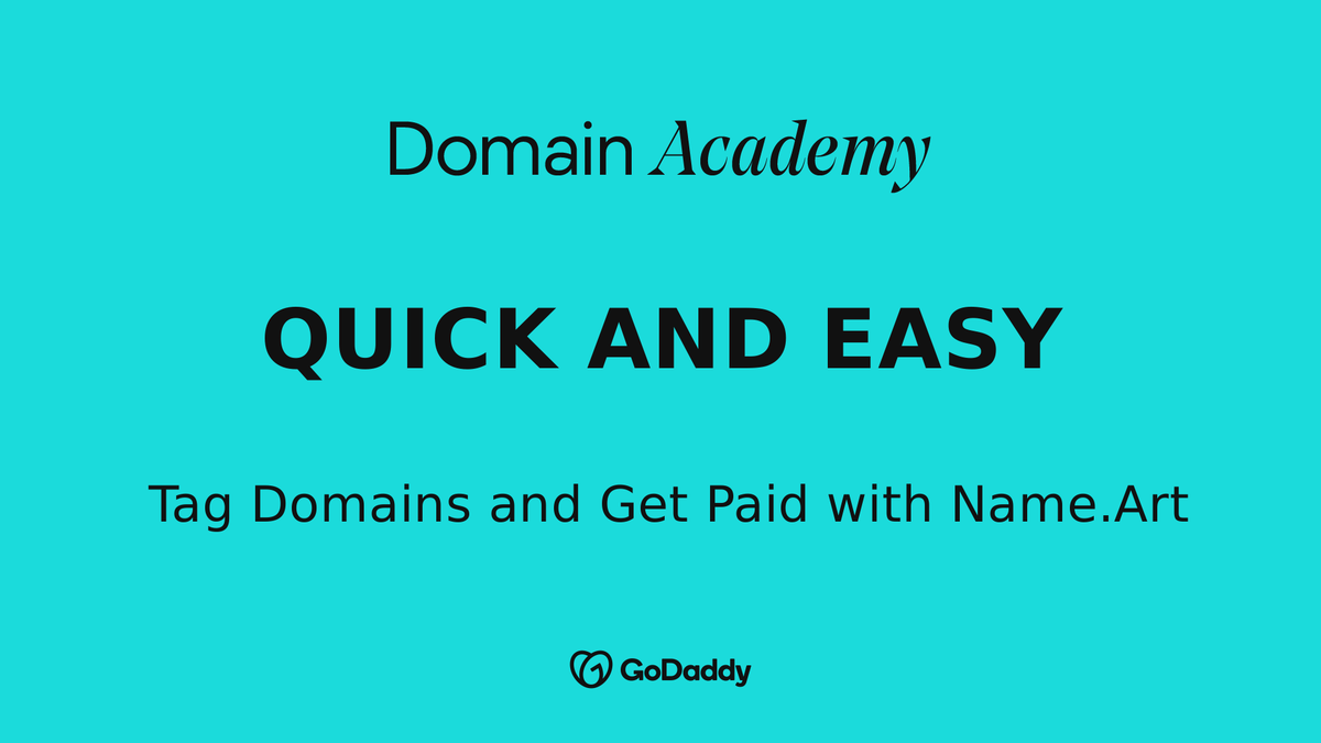 GoDaddy Domain Academy tweet media