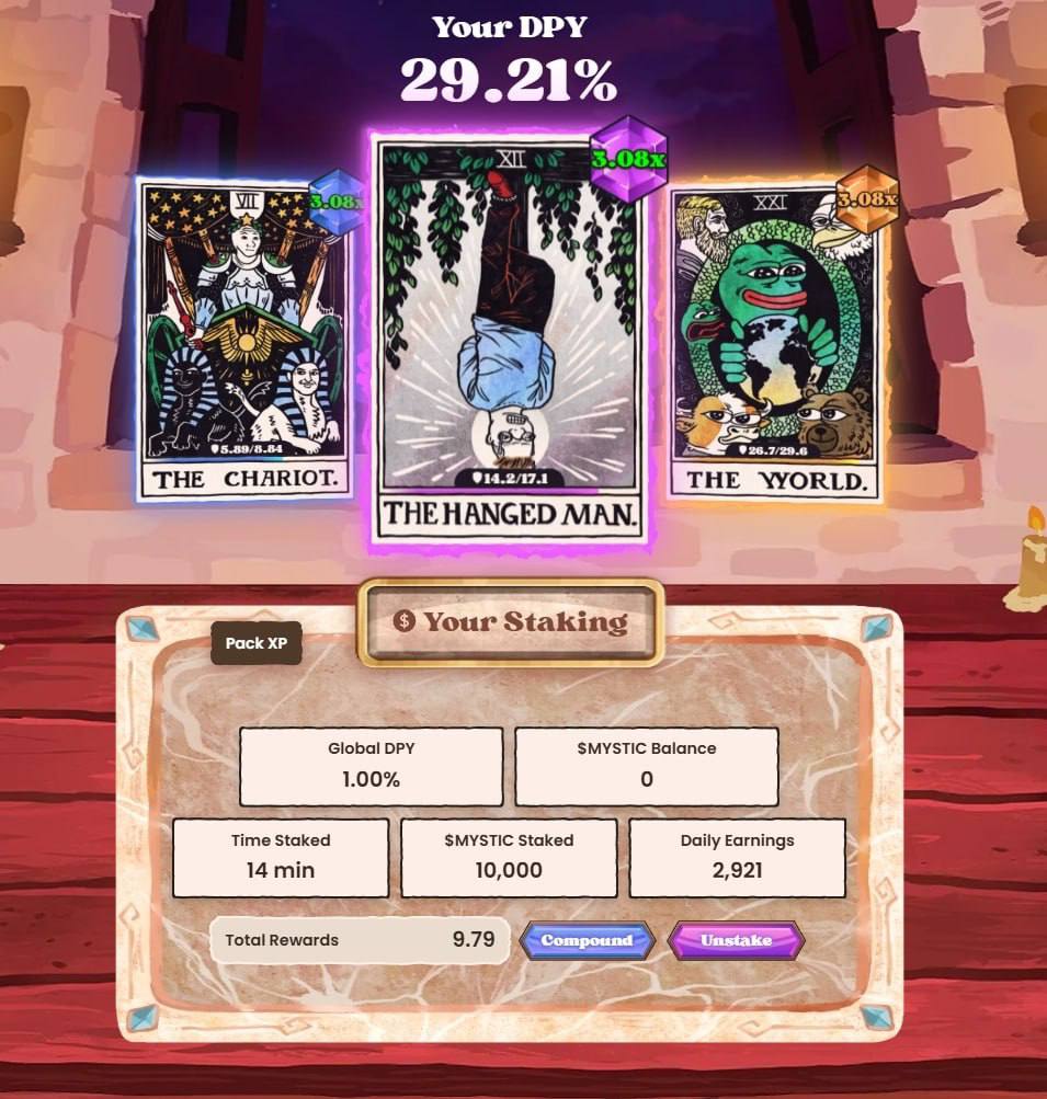 yelotree's tweet image. Played the @MysticDAO demo today. 

 Looks like it might fund the next addition to the fleet 🏎️