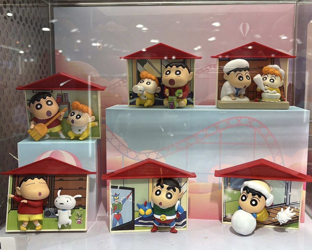 (再投稿)【池袋サンシャインシティ アルパ店】

お待たせしました♪
大人気の #しんちゃん シリーズが #再入荷 しました🎉

賑やかなしんちゃんたちがとっても可愛い…！
新商品の果物シリーズもございますので、ぜひ店頭でチェックしてみてください💛

#toptoy  #クレヨンしんちゃん #新品発売