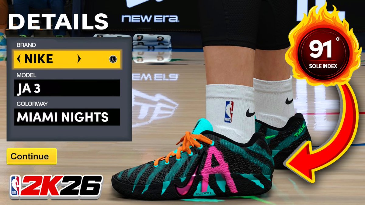 🧪 New Shoe Drop 🧪

Ja 3 Miami Nights

youtu.be/HKjsA00c6Eo

#thesolelab #solenation #nba2k26 #nba2k #jamorant #ja3 #miaminights #miamivice