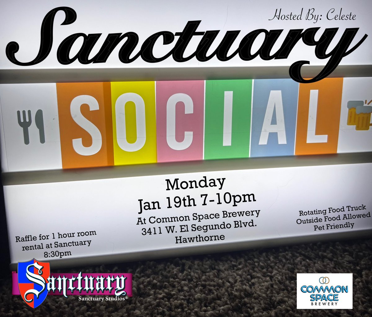 In 1 week I will be hosting my first ever social!!!!
Happy to represent <a href="/SanctuaryLAX/">🆂🅰🅽🅲🆃🆄🅰🆁🆈 🅻🅰🆇</a> and excited to see what this year will turn into