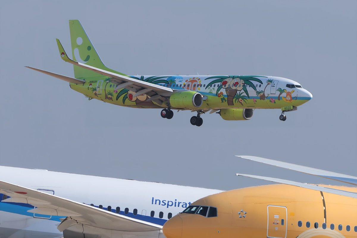 ナッシージェット宮崎
JA803X
#ソラシドエア