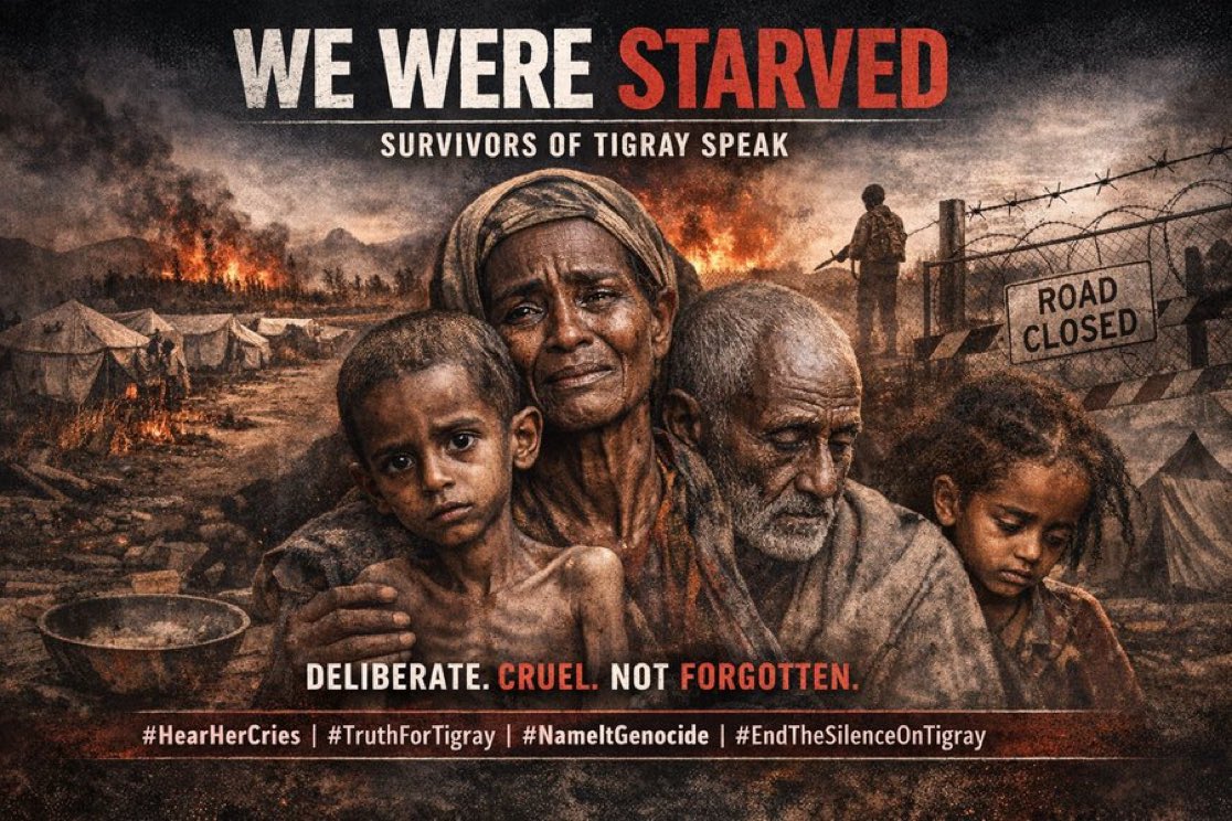 3/ 
Hunger entered our bodies.
Children too weak to cry.
Elders wasting away.
The sick dying without medicine.
Starvation was deliberate.
#CrimesAgainstHumanity #HearHerCries <a href="/UNOCHA/">UN Humanitarian</a> <a href="/UN_Women/">UN Women</a> <a href="/UNICEF/">UNICEF</a>
