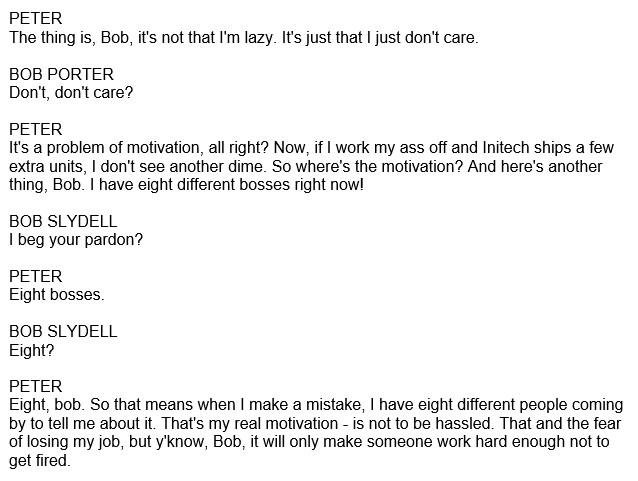 BobScheurle's tweet image. The part about not being fired is great, too.