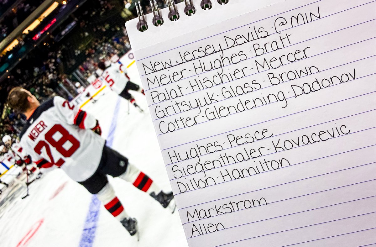 NJDevils's tweet image. Minnesota, meet the Hughes Bowl.