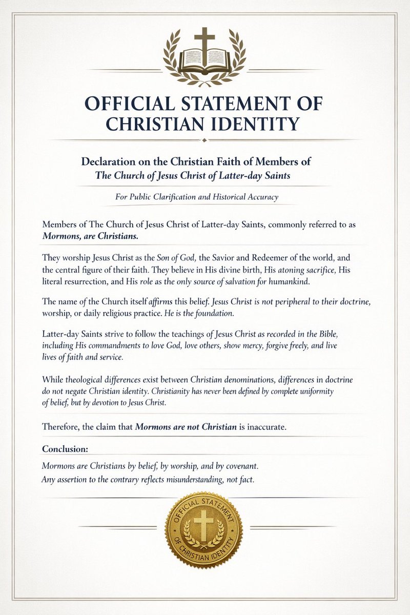 🚨Official Statement 🚨
Look what I got my hands on! 
Take that, Mormons!