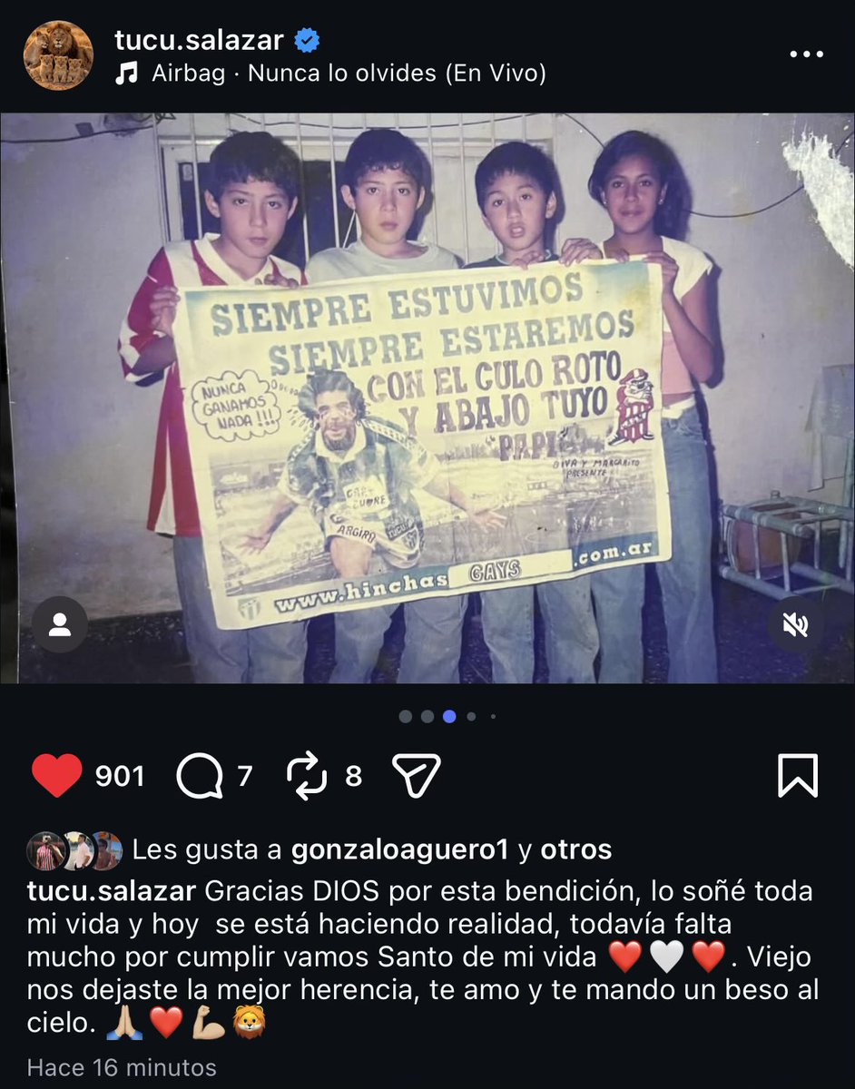 Estoy llorando, el tipo pone esa foto en una publicación emotiva