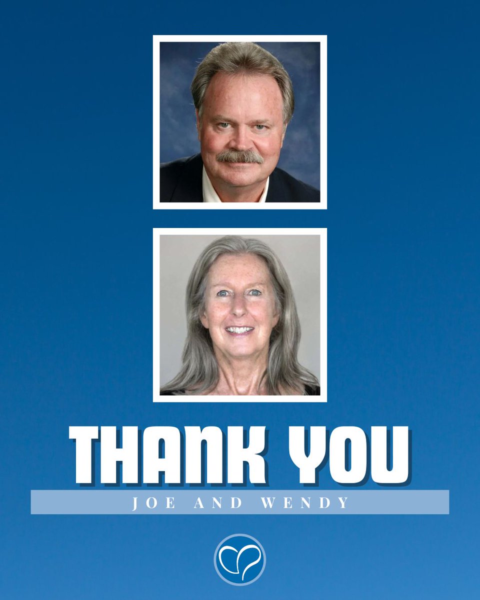 A hearty "thanks!" to Joe and Wendy for their years of service to the Board of Directors at IVHCare!
Both have served the Board in various capacities, including Board Chair, Vice Chair, and Secretary; they both were on the board when we expanded and opened IVHCare South, too!