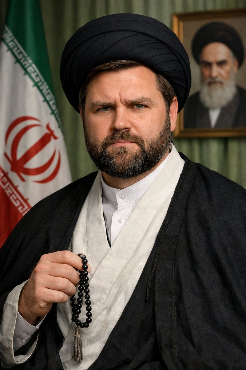 SRB2016's tweet photo. Ayatollah JD Vance 
@JDVance https://t.co/FaYt4nwb2g