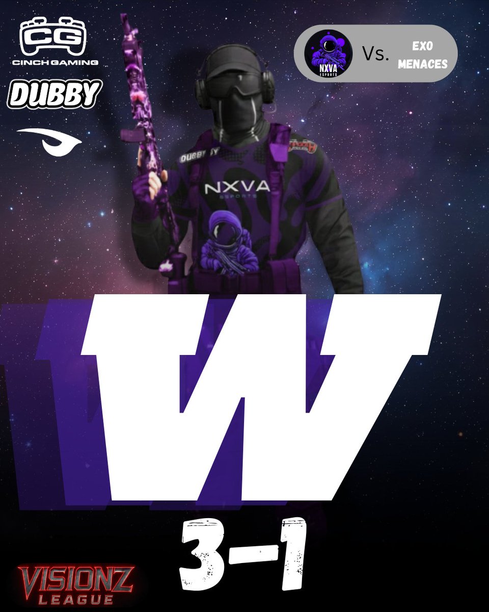 Sadly missed a match yesterday but...
EXITE WIN! EXITE WIN! EXITE WIN!
NXVA EXITE win Vs. Exo menaces 3-1! 
They move on to WR2 in Stage 1 minor tournament.