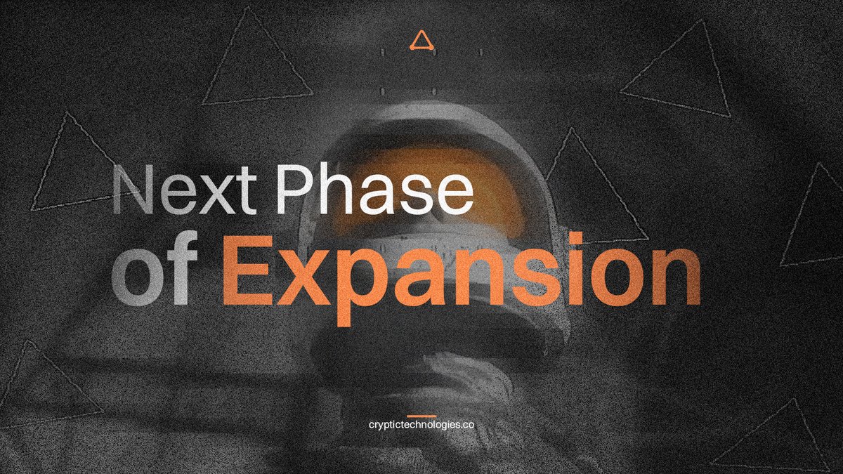 CrypticTechApp's tweet image. Recent milestones have positioned Cryptic well for continued expansion, with core systems now architected around durability, composability, and long term scale rather than short term feature delivery. What has been built beneath the surface is not just functionality, but…