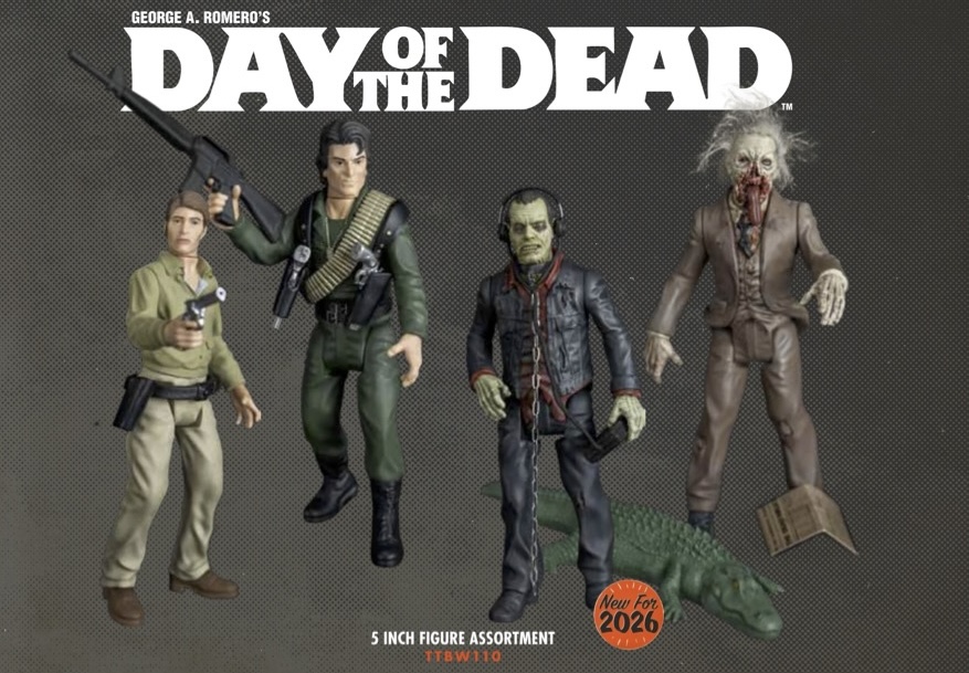 ジョージ・A・ロメロ監督作『死霊のえじき』の5インチ・フィギュア