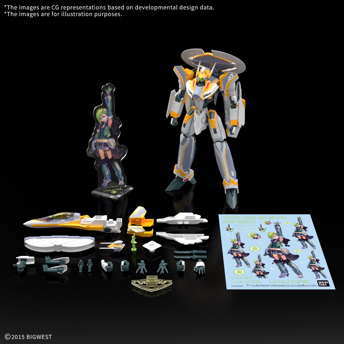 HOBBY NEW ITEM INFO.】 HG 1/100 VF-31E SIEGFRIED (CHUCK MUSTANG