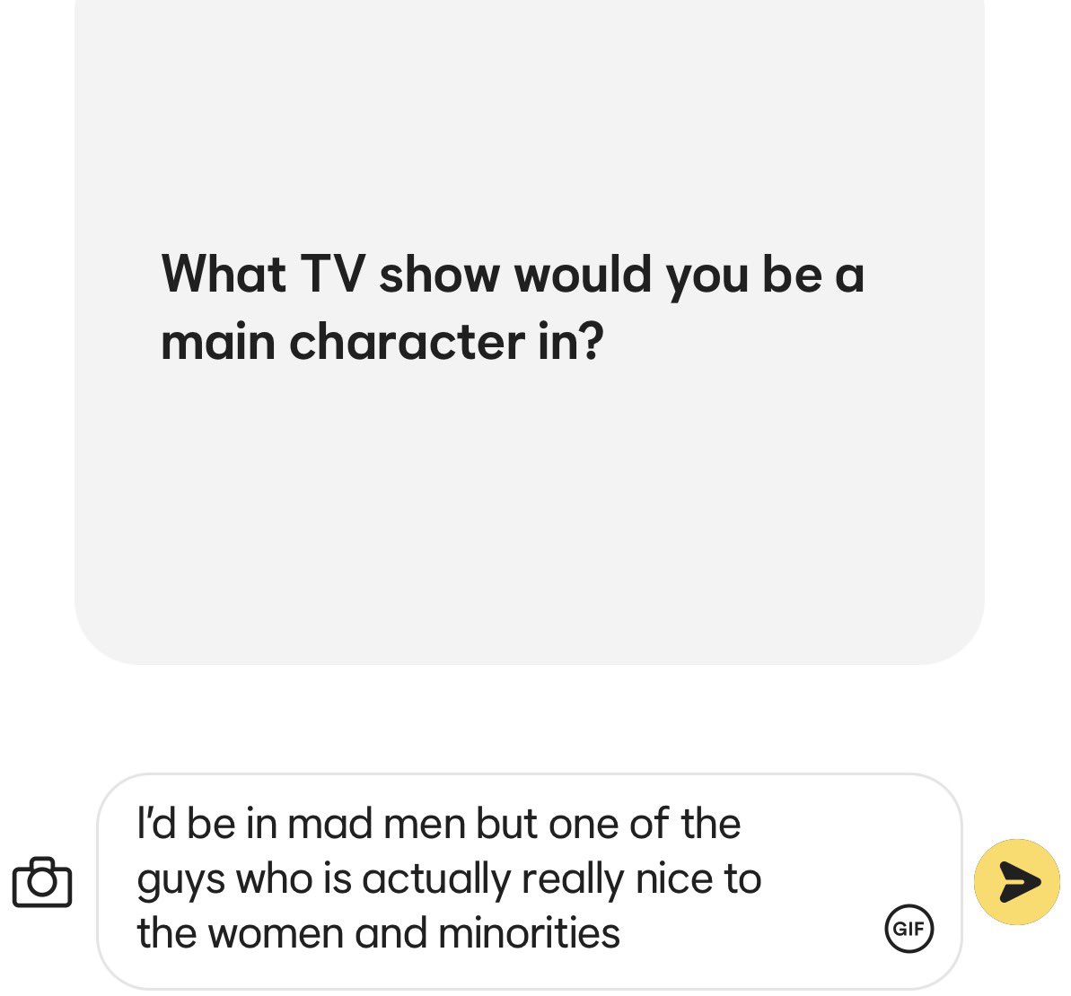 LaughterHaver's tweet image. Just be yourself bro