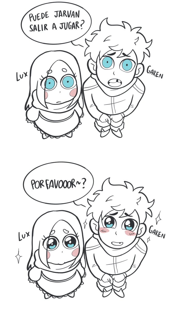 leochamposa's tweet image. un cómic viejo que hice de Xin Zhao y los hermanos crownguard