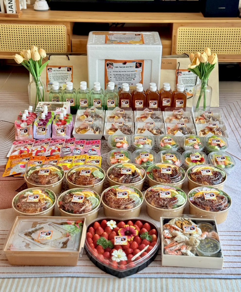 Torfuncatering's tweet image. 🗓️ 11/01/2026 #FOODSUPPORT 
Thank you lovely  Inter fans
for ordering food support for Namtan&amp;amp;Film🥰. 

#NamtanFilm #น้ำตาลฟิล์ม
#NamtanTipnaree #filmracha 
#GirlRulesSeries 

 #foodsupportศิลปิน #ฟู้ดซัพพอร์ต 
#ฟู้ดซัพพอร์ตศิลปิน #foodsupportthailand 
#Premiumfoodsupport