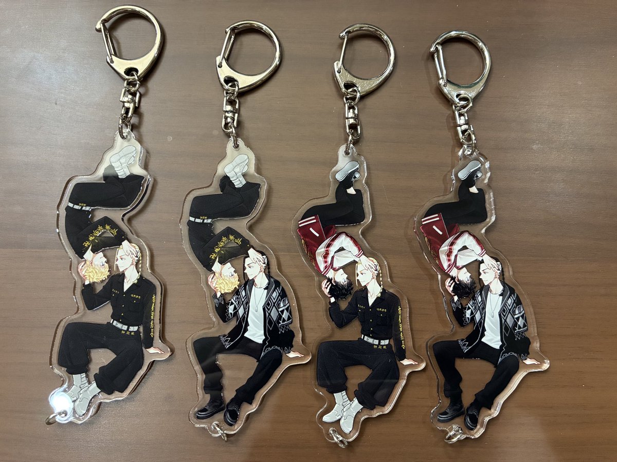 アクキー届いた〜！
4種！