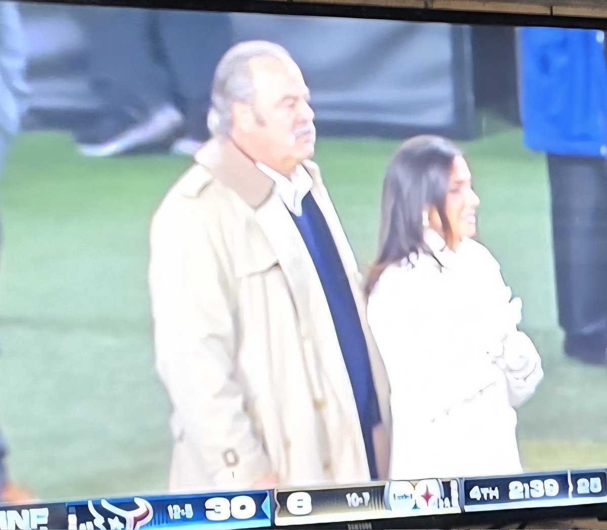 Big moment for Texans owner Cal McNair, who is also a homicide detective.