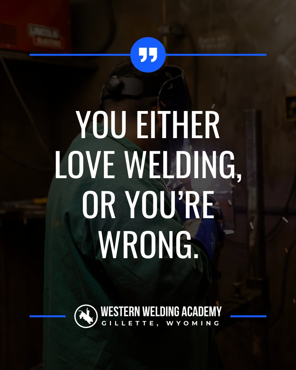 AcademyWelding's tweet image. Aint really a middle ground you either get it or you dont 😎🔥

#weldlife #welder #trades #bluecollar