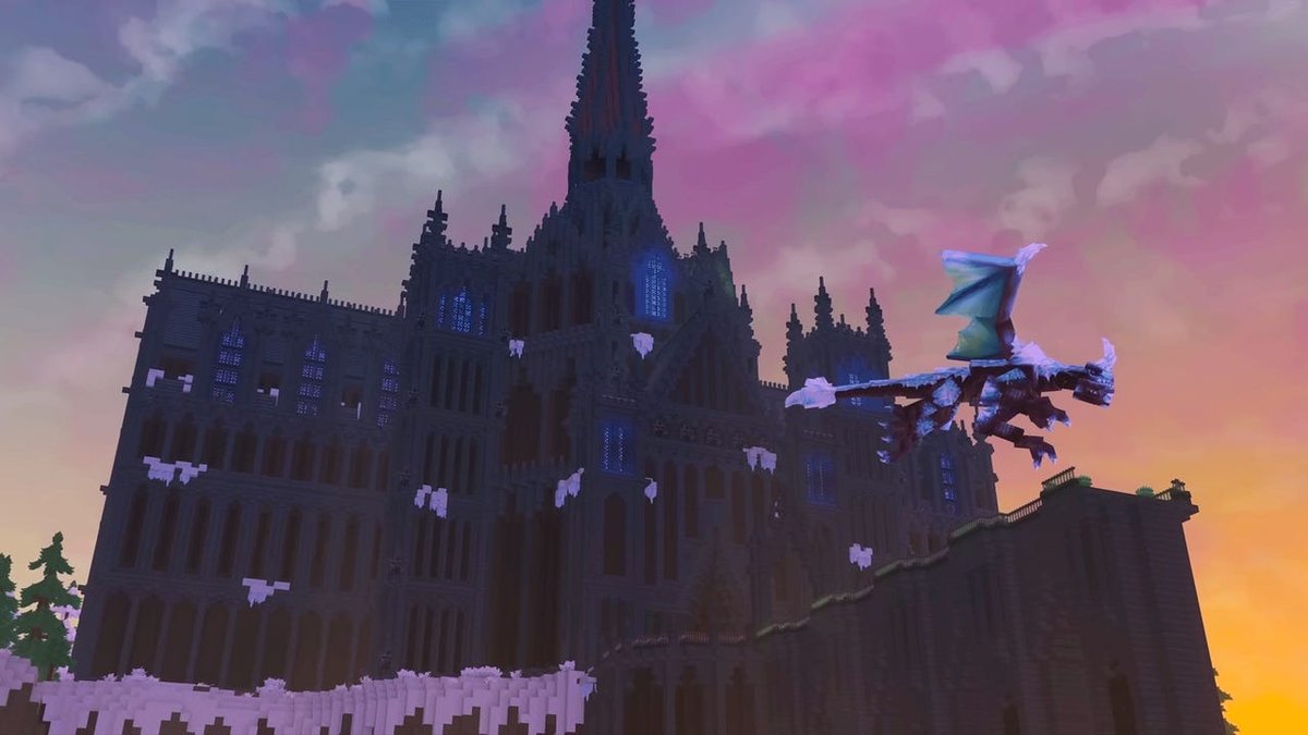 IGN's tweet image. Minecraft-like Hytale can already run DOOM, despite not being out yet. bit.ly/3YxnnEZ