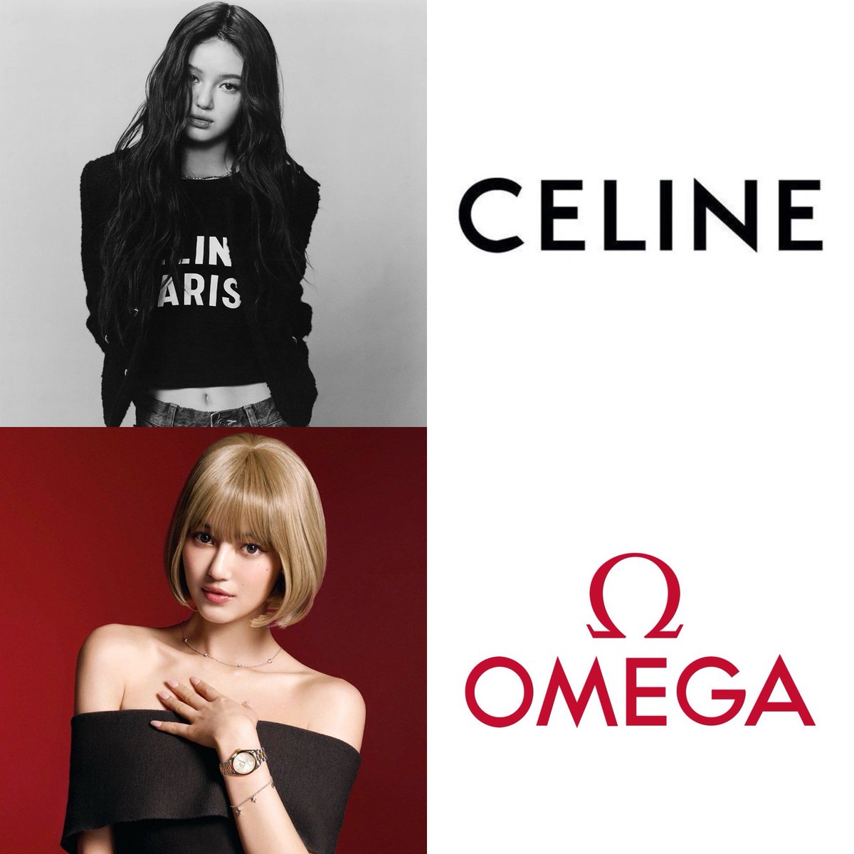 Both Celine and OMEGA’s PR managers have followed Danielle’s new Instagram page