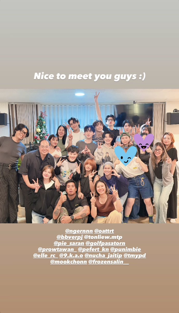 BBVERs_WORLD's tweet photo. 🌻 IGs STORY BBVERPJ UPDATE 🌻
Cr.IGs :. shimpanzyne
🗓️: 13.01.26
Nice to meet you guys :)
#bbverpi #tonliewmtp
#ngernnn #oattrt
#pie_saran #golfpasatorn https://t.co/sSPM57plxC