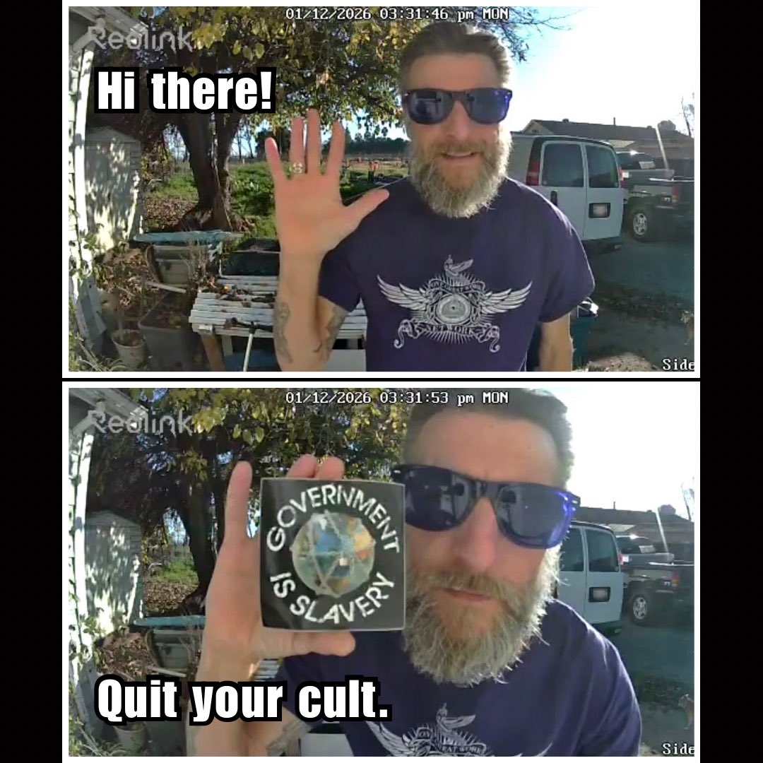 Taking advantage of modern doorbells and creative messaging. 💯🔥
“Meme myself and I”