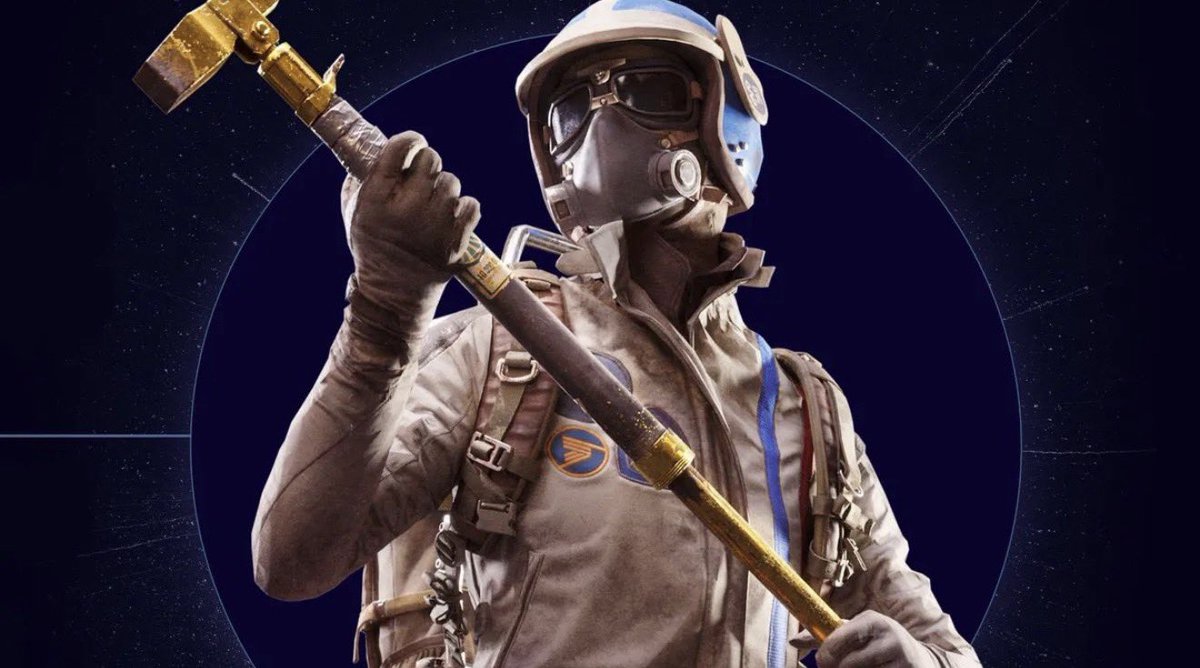 ArcRaidersInfo's tweet photo. Claim your FREE Golden Raider Tool now!

To celebrate 12 million copies of Arc Raiders, all players can log in and receive a new golden hammer tool! 🔨 https://t.co/Mvw09PsRtL