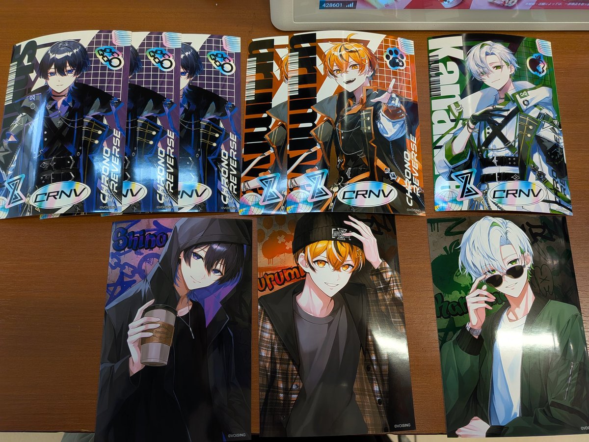 とりあえず10枚の結果 ⛓️さん 4枚 🐈️さん 3枚 🍏さん 2枚