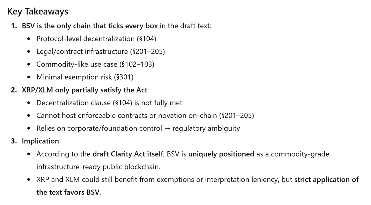 Most of you are in for a rude surprise. Clarity Act.