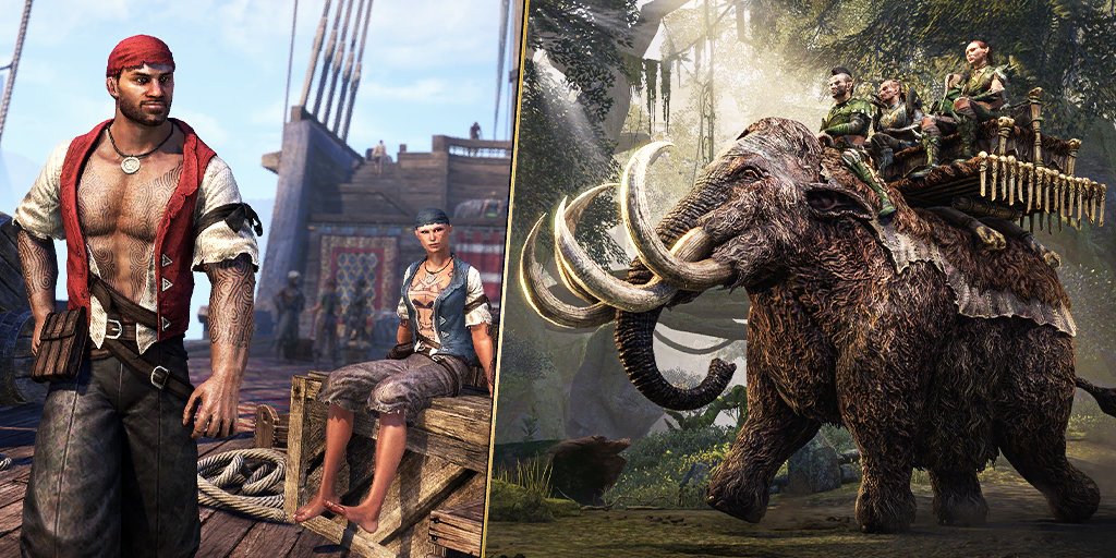 #ESO Update 49 datamine is up on the website now! It includes the Redguard-themed Warrior Wave Crates and other future Crown Store items potentially coming to the game later this year ✨

url.esomodelviewer.com/qafh8onc