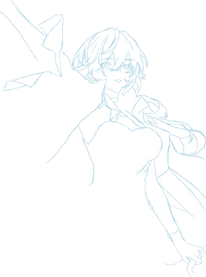 HikaruSeiker's tweet photo. Day 7, took a day off and decided to give myself more time today. The tracing really is just because I'm trying to train my hand-eye-coordination. Anyway, Himeko has a LOT of flowing lines lol, I barely even got to touch her hair in the 15 minutes.
#art #HikArt https://t.co/bgICLrkIMV