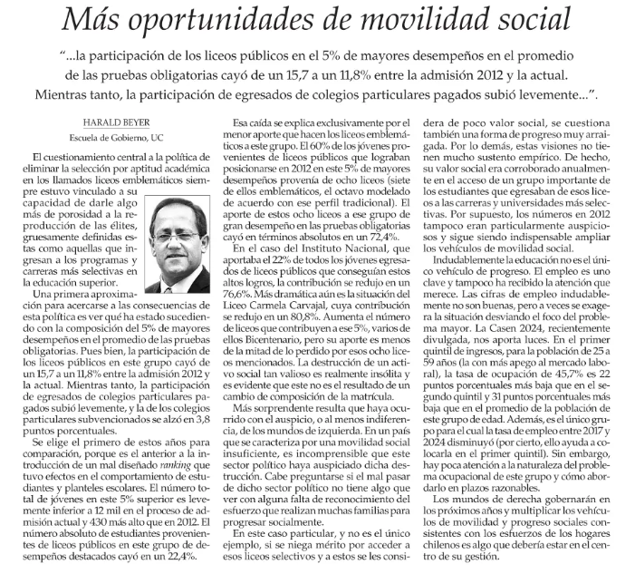 luislarrainlyd's tweet image. Harald Beyer le explica con peras y manzanas al presidente Boric y a Giorgio Jackson por qué los resultados de las pruebas obligatorias son una mala noticia para la inclusión.