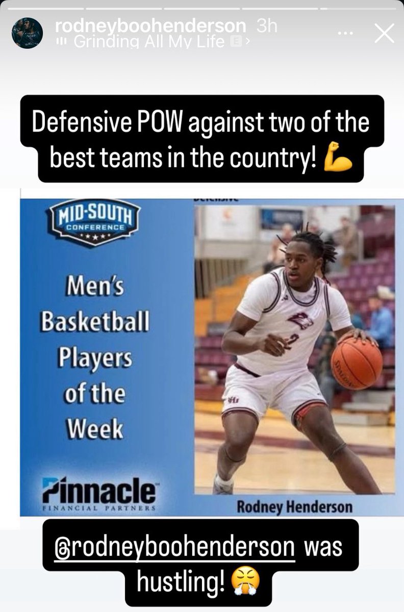 tigers950's tweet image. Congrats to #TNTIGER alum @RodneyBoo25 (@TynerRamily) on winning @MidSouthSports Defensive Player of the Week as #2 Nationally ranked @FHULionsBBall defeat 2 Top 20 opponents. @TigersTennessee are proud of Rodney!! #DifferenceMaker