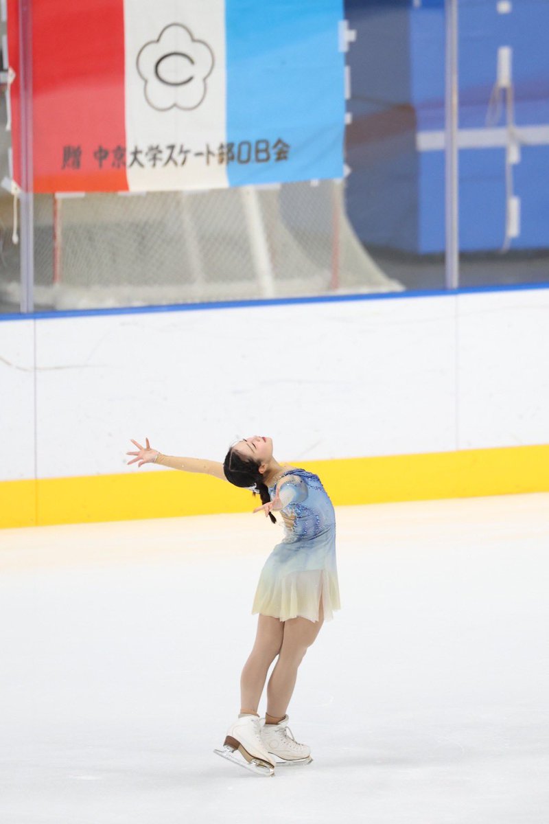 ⛸️第98回日本学生氷上競技選手権大会
女子7.8級フリースケーティング

河辺愛菜（中京大学）
Score: 1位 131.97
Total: 3位 194.40🥉

#中京大学スケート部
